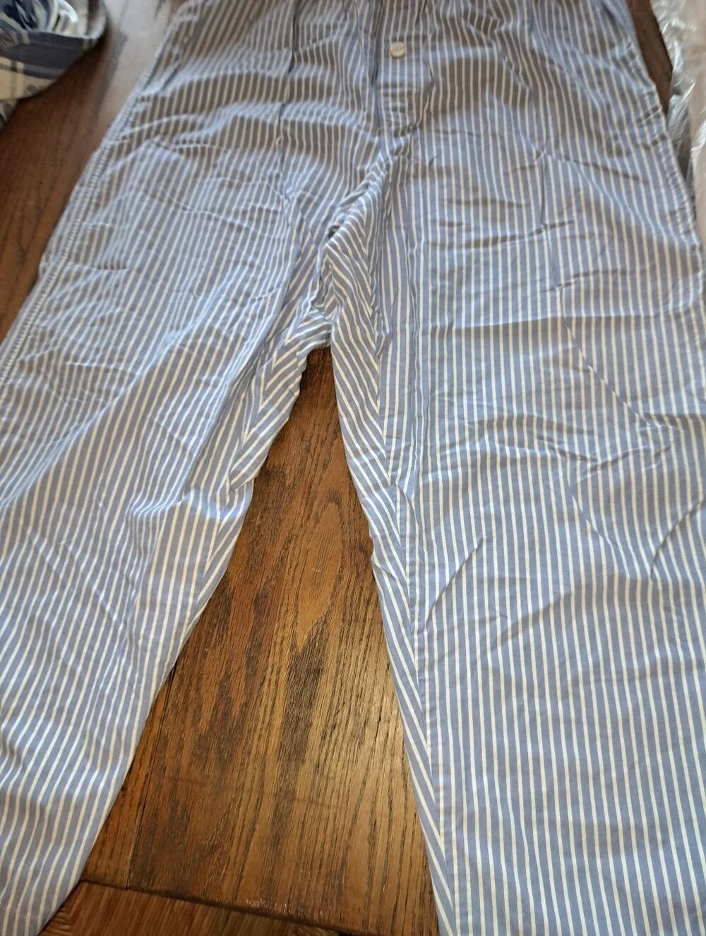Tommy Hilfiger Blue and White Striped Pajama Pants - Picture 1 of 5